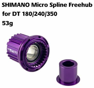 M9100/M8100/M7100 Micro Spline Freehub voor 12 Speed MTB voor D T S W I S S hub 240/350