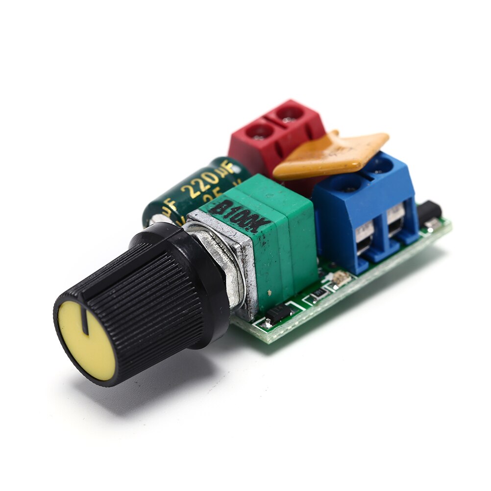 1Pc 24*30Mm Dc Motor Pwm Speed Controller 3V 6V 12V 24V 35VDC 90W 5a Dc Motor Speed Control Switch Led Dimmer Tool