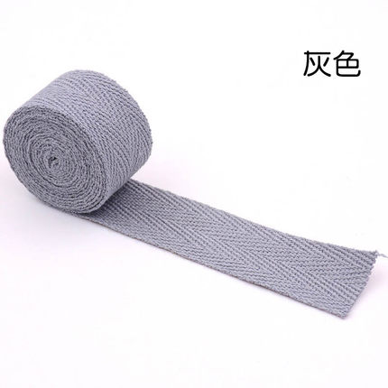10 Meter 20mm Gurt Baumwolle Gurtband Rucksack Riemen DIY NäHenne Zubehör Haustier Seil: grau