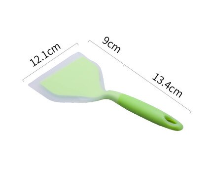 Hög temperatur silikon spade non-stick spade jade spade tjock ägg spade pizza spade: C