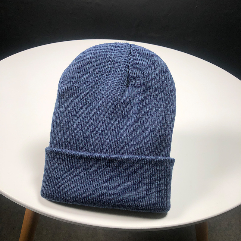 Otoño e Invierno clásica hombres y mujeres con el mismo color fluorescente línea cap tejido sombrero lana hip hop sombrero