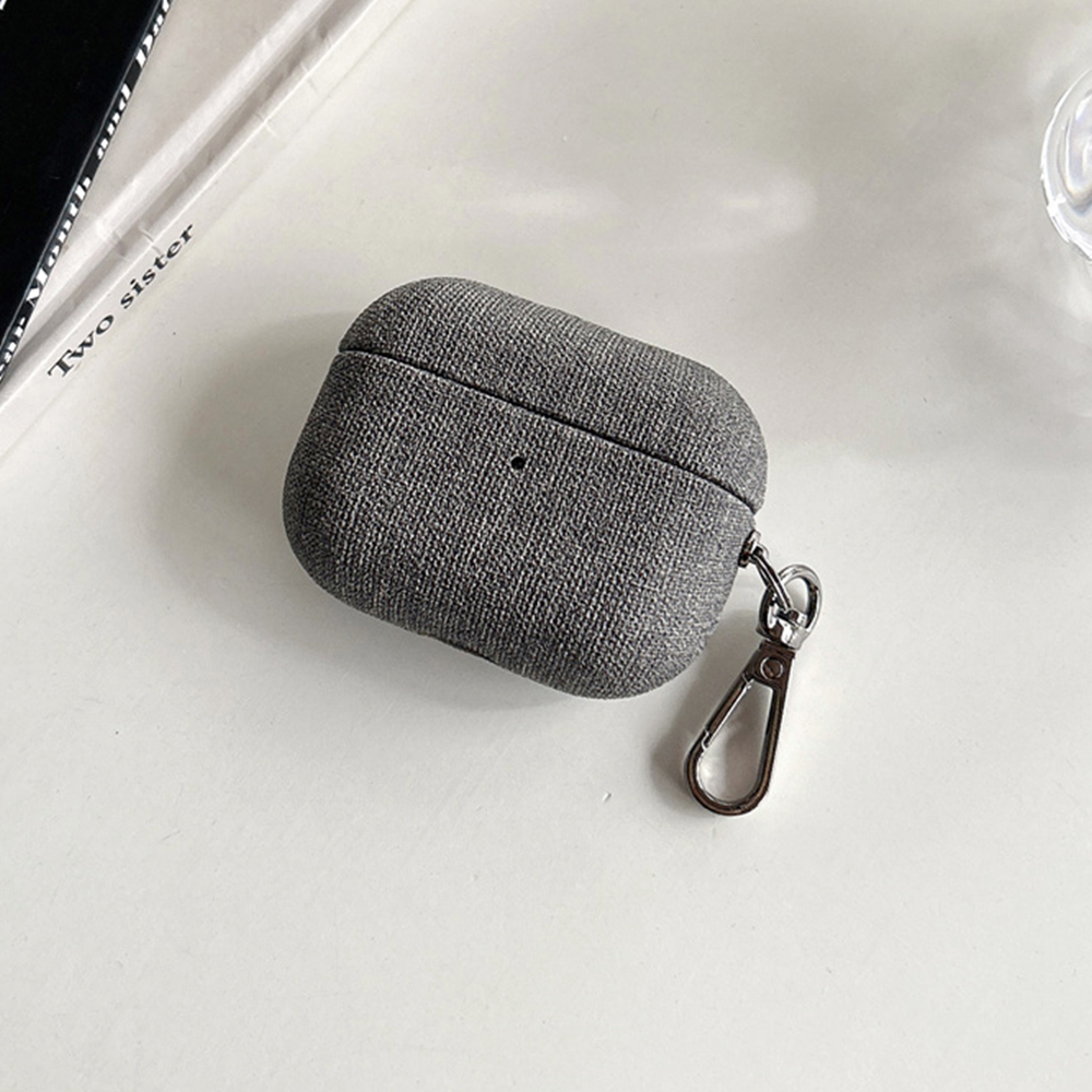 Funda protectora de tela para auriculares Apple Airpods 4, 3, 2, 1 Pro 2, con llave, cierre de Metal, funda para auriculares Bluetooth para Air Pods Pro2: 3XS / Olive
