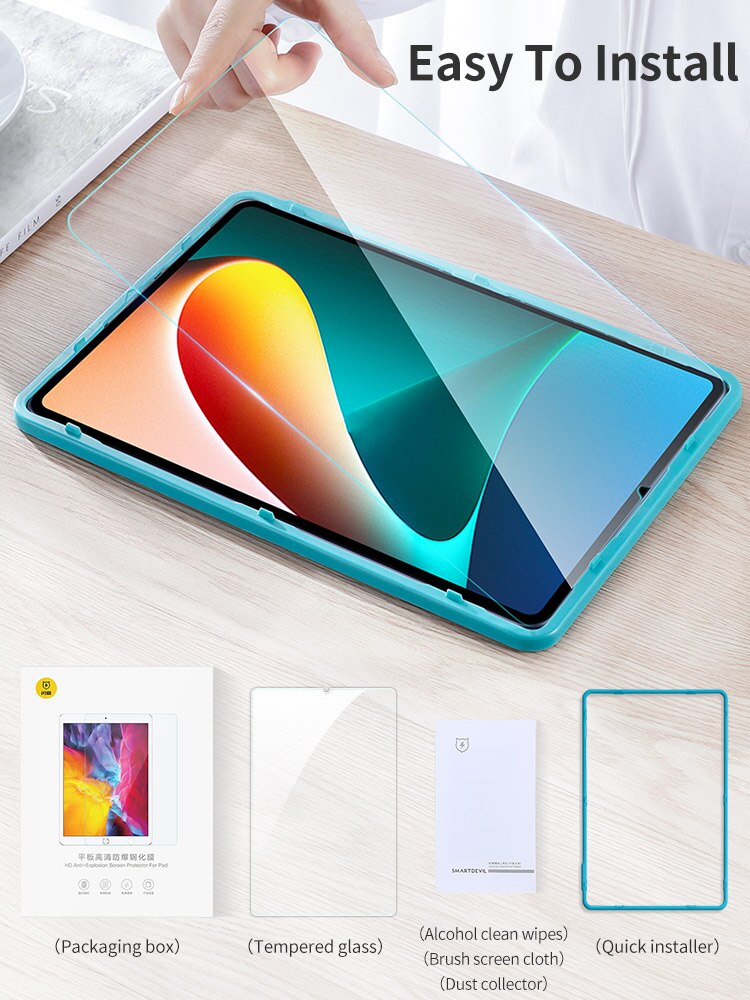 SmartDevil Tempered Glass for Xiaomi Mi Pad 5 5 Pro 11 inch Tablet Glass 9H Screen Protector HD Anti Blue Light Protective Film