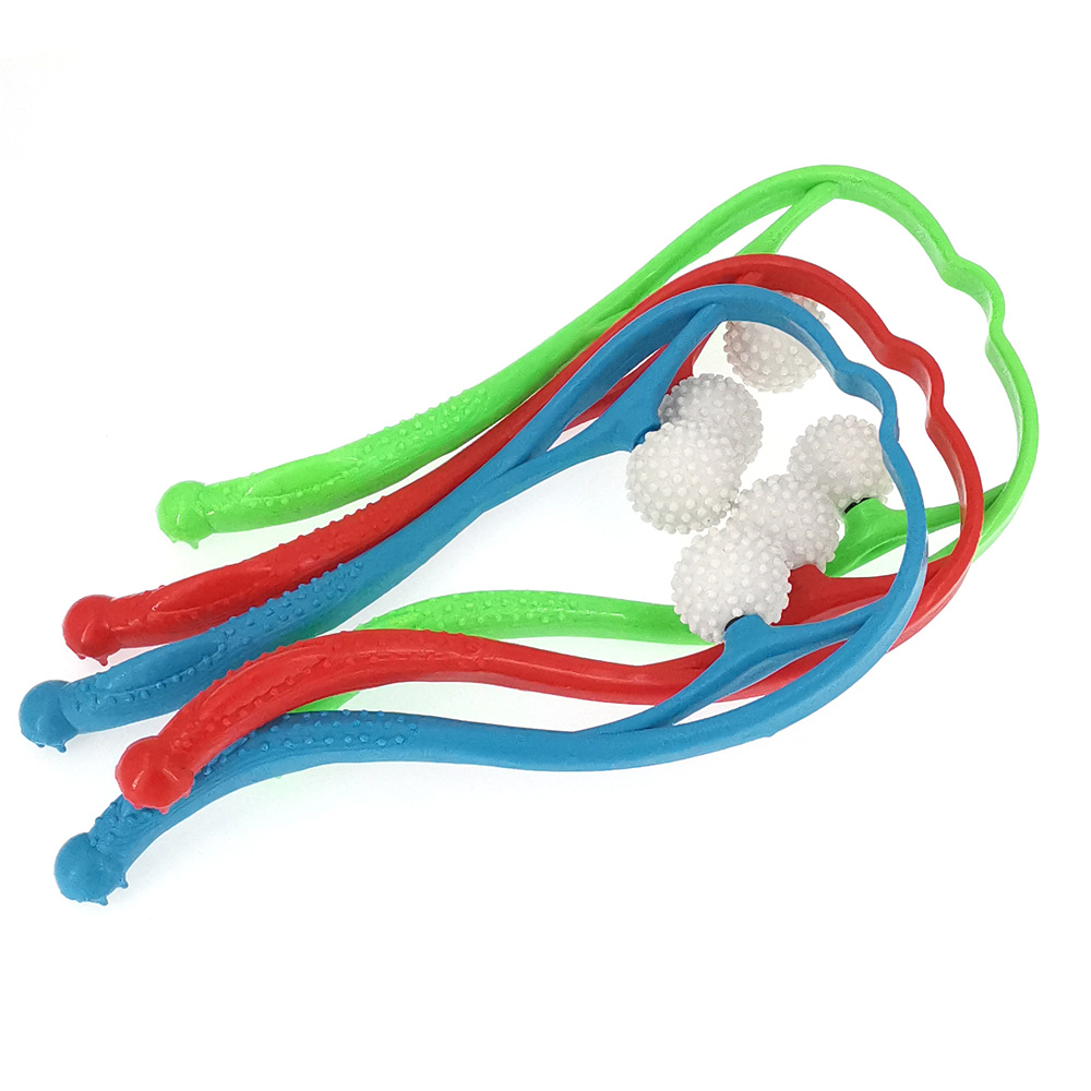 Herramienta de masaje para cuello, rodillo de mano para aliviar la presión, masajeador automático de doble punto de disparo para cuello y hombros