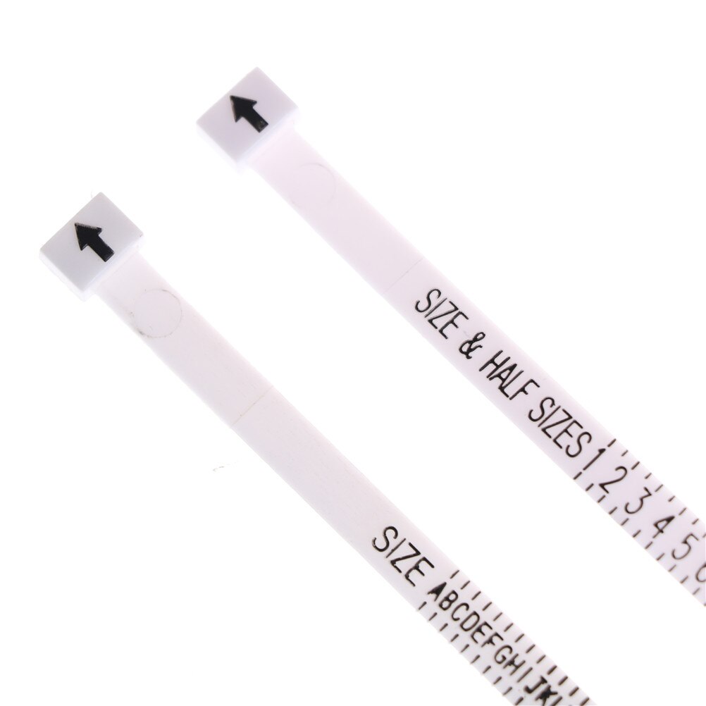 1pc ring sizer skala mätare finger stick dorn mätning smycken verktyg kontrollera storlek