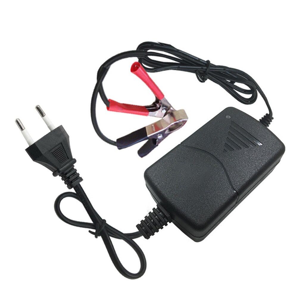 12V 1A Car Battery Charger Truck Motorcycle Power Pulse Repair Chargers Lead Acid Battery-chargers Universal Auto Equipment: EU PLUG