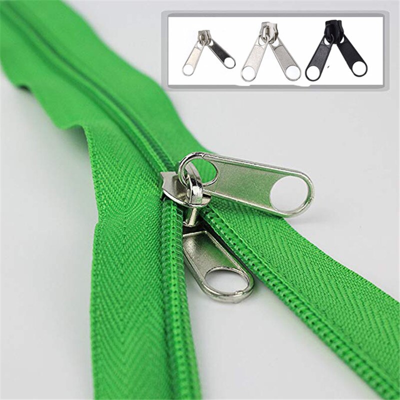 5pcs #3 #5 #8 #10 Fix Zipper DIY Zip Slider Repair Kit For Zip Fastenings Sewing Tailor Tools Clothing Accessories