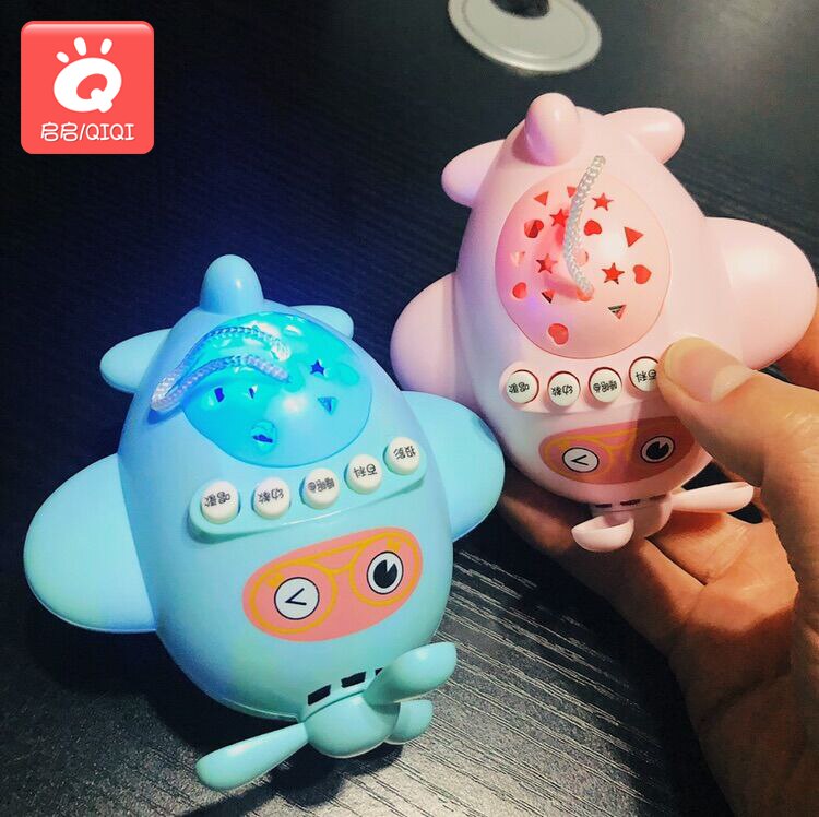 freundlicher musik spielzeug geschichte früHenne bildung maschine Kindergarten reim Spieler Baby kleine tragbare Baby singen projektion