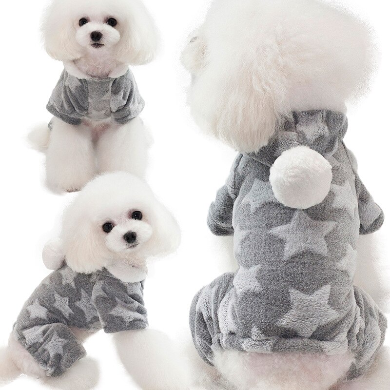 Pyjama Chihuahua Pincher Roupa Pajamas For Dogs Pajamas Dog Pyjama Winter Fleece Jumpsuit Winter Four Legs Warm Pet Clothing