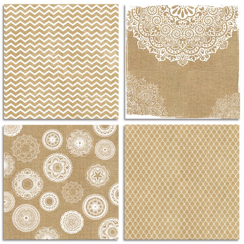 24Pcs/Lot Retro Series Retro Material Papers DIY Scrapbooking Album Diary Decorative Paper Scrapbooking Paper