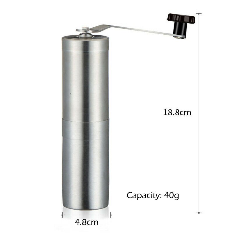 Stainless Steel Hand Shake Coffee Grinder Portable Manual Coffee Bean Grinder: Default Title