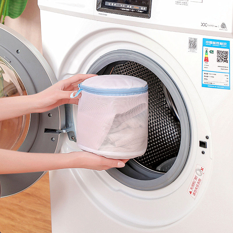 Blue Zipper Mesh Wash Bags Household Washing Machine Bag For Laundry Underwear Bra Socks Dirty Clothes Organizer Laundry Baskets