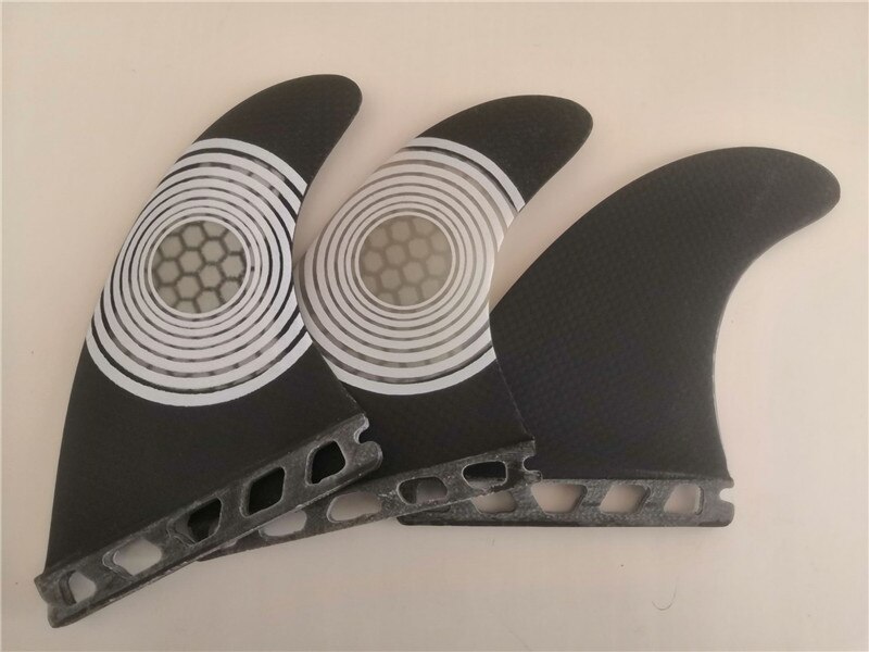 Future G5 fins white circle Fiberglass SUP Surfboard Fin Fins in Surfing surfboard accessories
