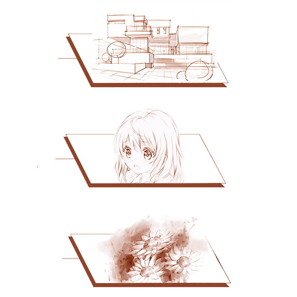 Bausatz 12 Stück braune Fineliner-Marker für Animationszeichnungen, wasserfester brauner Stift mit feiner Spitze