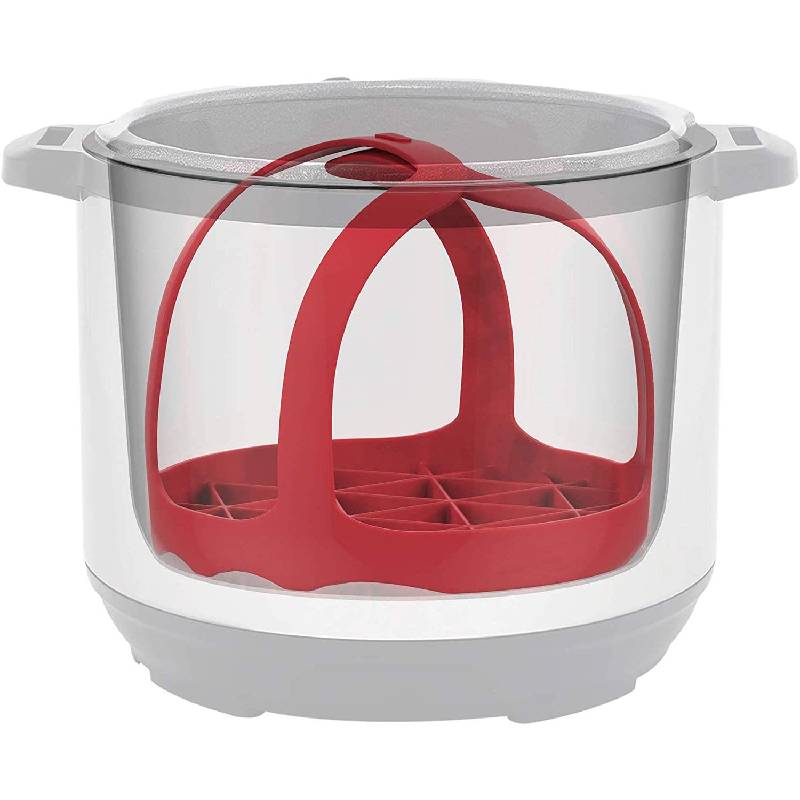 Pressure Cooker Sling Silicone Egg Rack Anti-scalding Steamer Rack Trivet Bakeware Lifter Compatible with 6/8 Qt Instant Pot