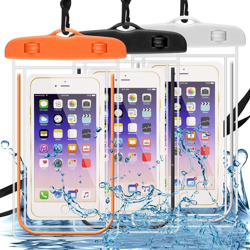 PVC Waterdichte Mobiele Telefoon Case Transparant Onderwater Zwemmen Pouch Voor Universial 6inch Telefoon IPX8 Bescherming Covers Case