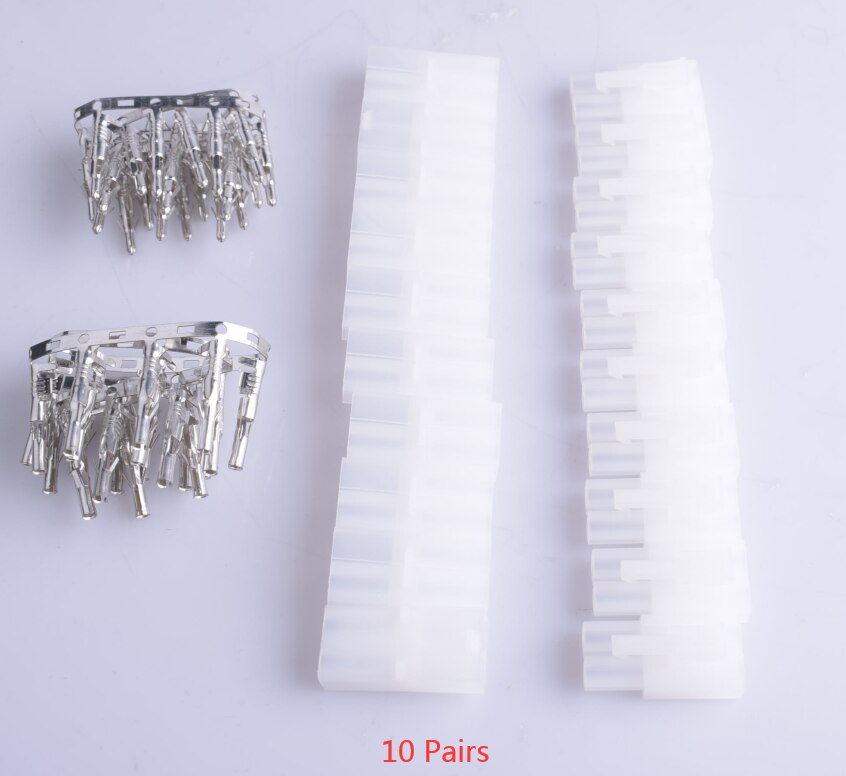 5/10 Pairs Compatible Tamiya Large Battery Male Female Plug Set Big Tamiya Style Nickle Pin Connector Plugs Unwired for RC Hobby: 10 Pairs