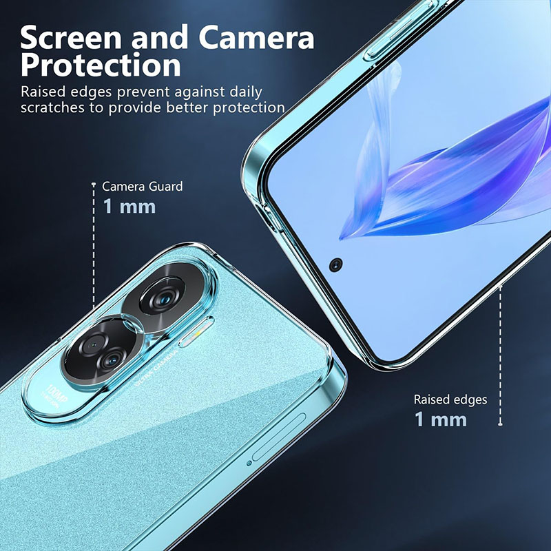 Coque souple en Silicone Transparent pour Honor X8B X9B X7B X8A X7A X9A X8 X7 X6, coque arrière transparente Ultra fine pour Honor 90 70 50 Pro Lite