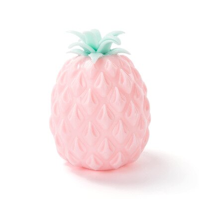 Juguete perfumado con forma de piña para niños, juguetes para apretar, juguetes antiestrés para oficina, juguetes antiestrés para niños y niñas,: Rosa