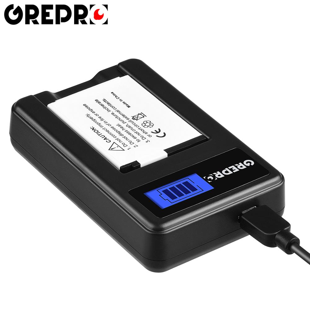 EN-EL12 ENEL12 EL12 batería + cargador USB con LCD para Nikon COOLPIX S630 S610 S640 S1000 S1200pj S31 S6000 S6100 AW120s P340