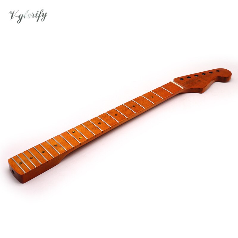 One piece wood ST electric guitar neck Canada maple fingerboard 21 frets