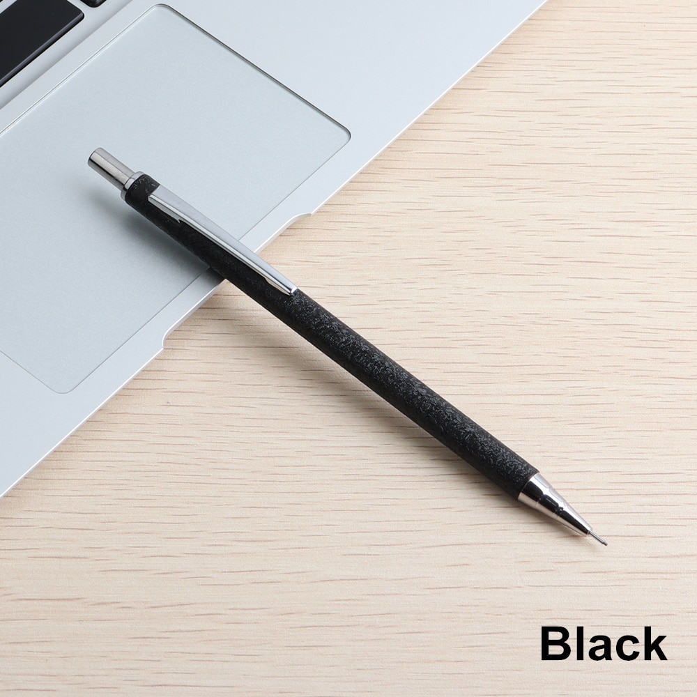 Lápiz de Metal mecánico de 0,5/0,7mm, pluma automática de prensa creativa para estudiantes, escritura, dibujo, oficina y escuela