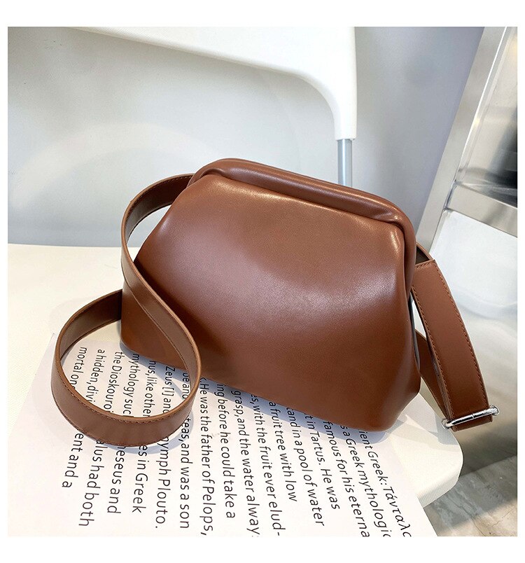 neue modisch Breitband Einzelnen Schulter Bote Koreanische Stil Westlichen Pneumothorax Tasche Mädchen Taille Tasche: Braun