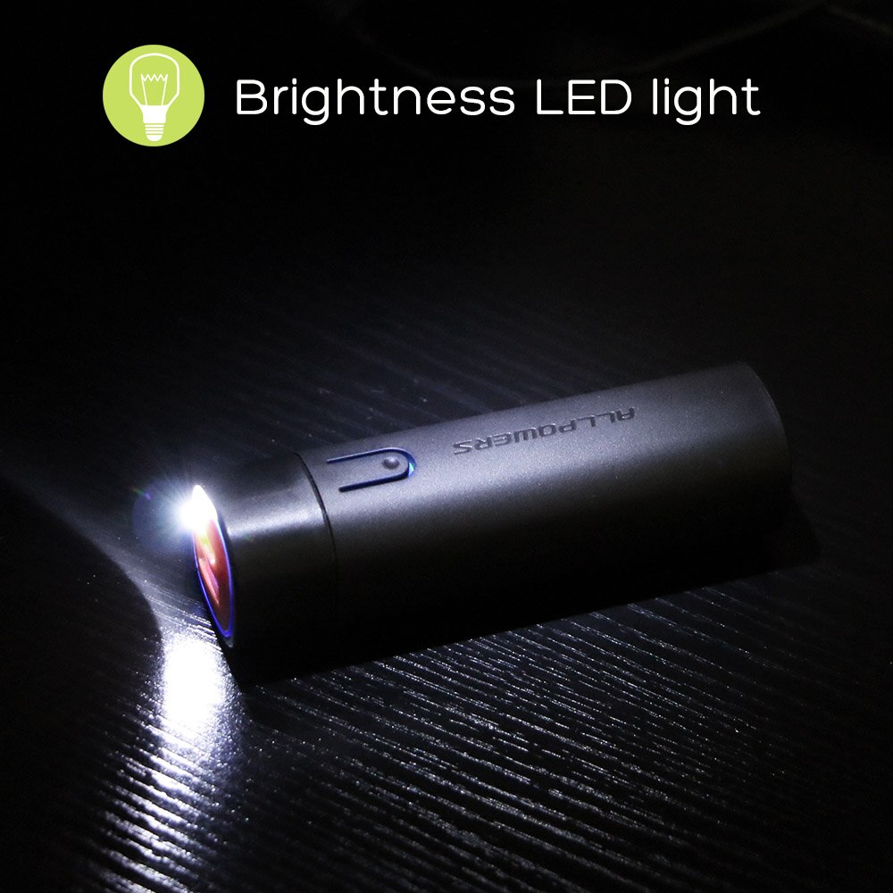 ALLPOWERS 5000mAh Power Bank Portable External Battery Pack Phone Charger for iPhone Samsung Huawei Xiaomi