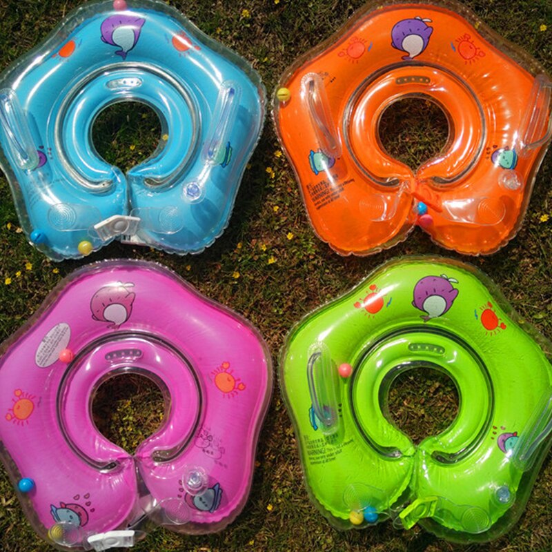 Newborn Baby Infant Swimming Protector Neck Float Ring Safety Life Buoy Life Saver Neck Collar Swimming Inflatable Swimming Ring
