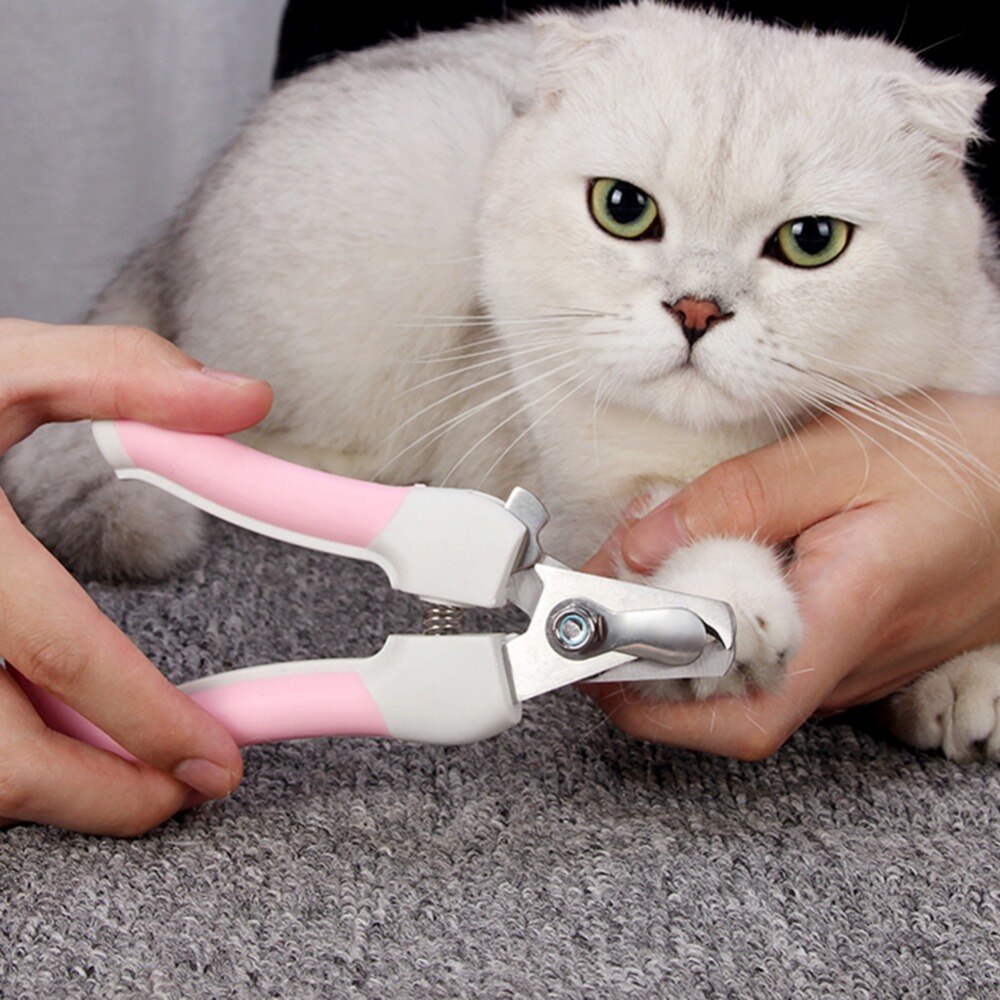 Pet Cat Dog Nail Clipper Cutter With Sickle Stainless Steel Grooming Scissors Clippers for Pet Claws Dog Supplies