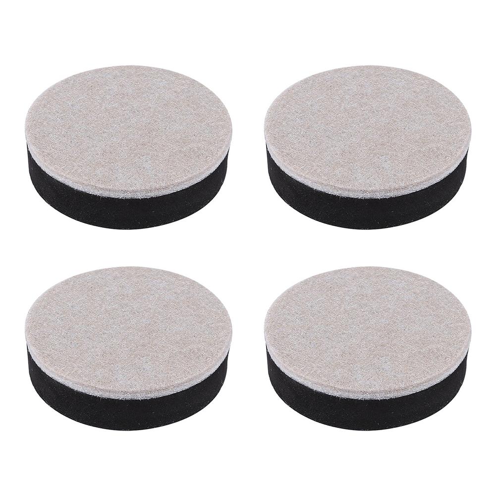 4pcs Foot Mats Anti-Slip And Shock Absorption Universal Rubber Pad Protective Pad Bed Table Box Tapered Shock Floor Instrument A: Home mat