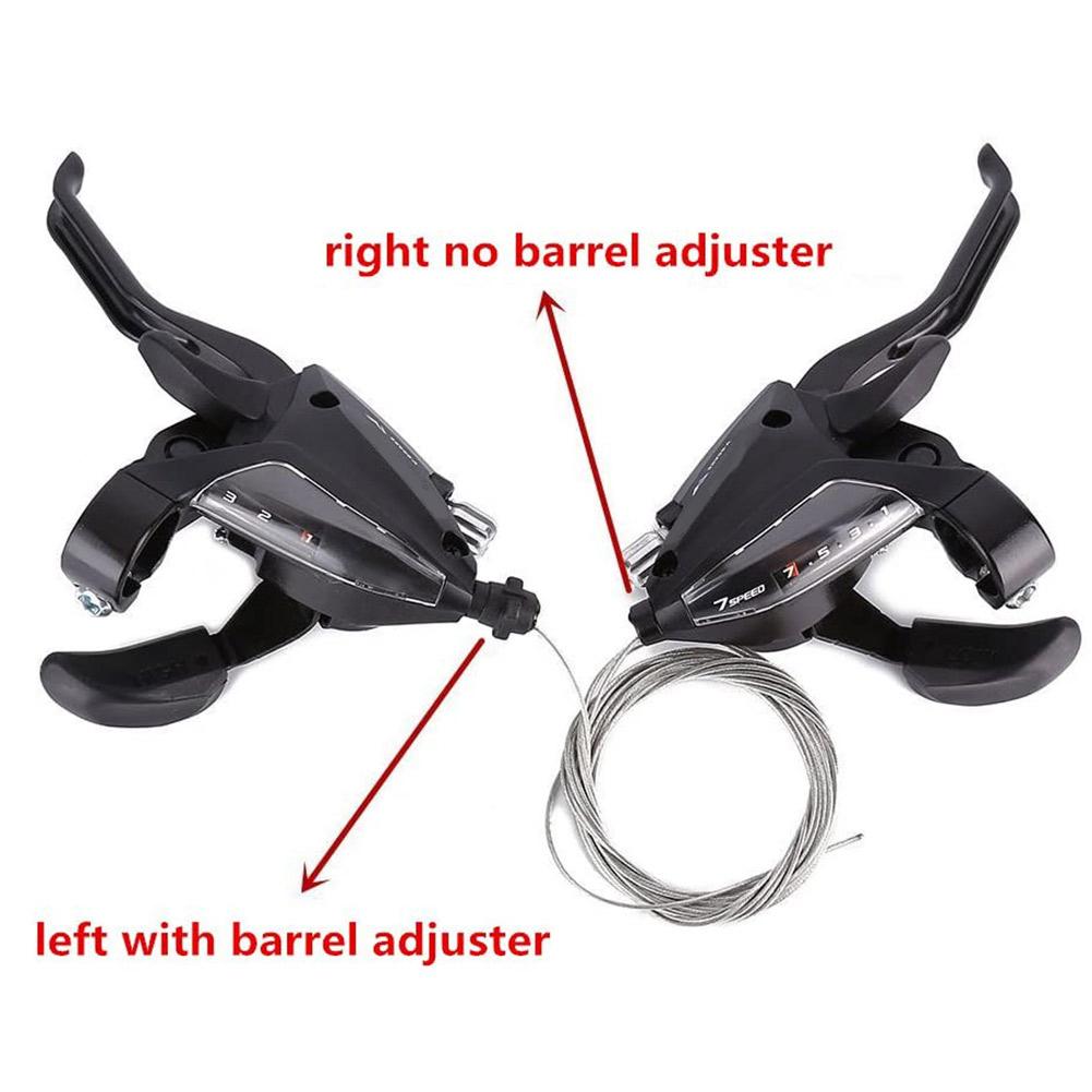 Bike Shifter ST-EF500 3X7 Speed Remhendel Combo Set Flexibele Gear Zichtbaar Gear Display Fiets Shifter Voor 22.2mm Stuur