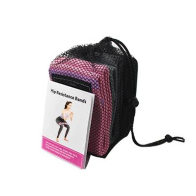 Resistance Bands Fitness Booty Bands 3-Piece Set Fitness Rubber Expander Elastic Band for Home Workout Exercise Equipment: Bag without Band