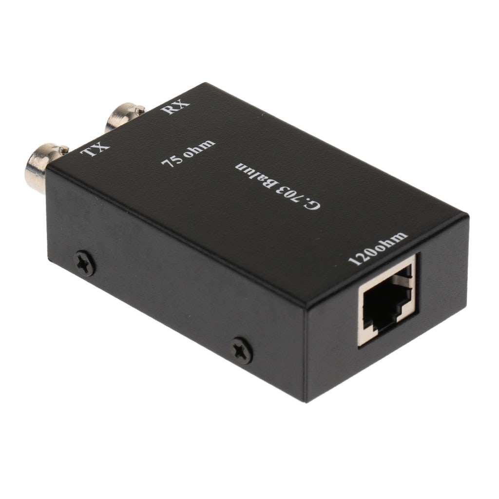 Convertisseur de média BNC vers RJ45 de supérieure coaxial vers Ethernet adaptateur Balun vidéo ITU/CCITT G.703