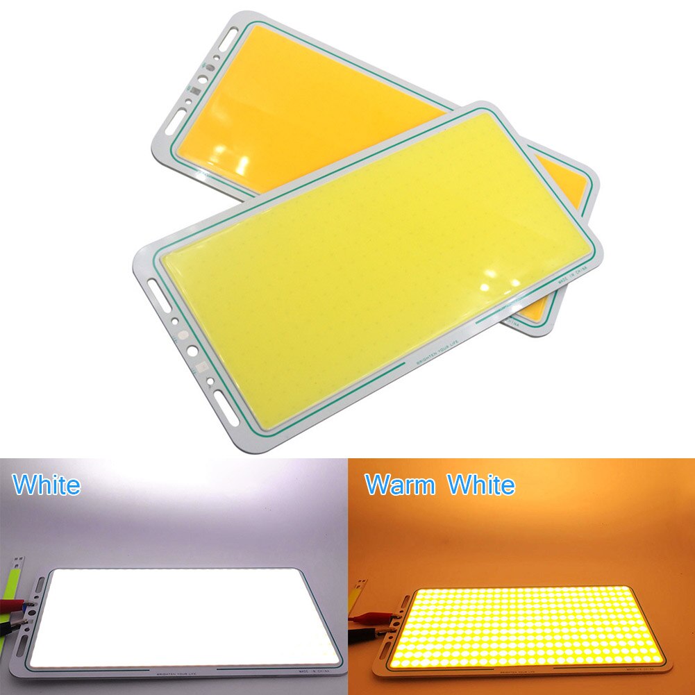 12v 70w 7000lm ledet panel stripe kolbe lys lampe balansert 220 x 113mm hvit/varm ali 88