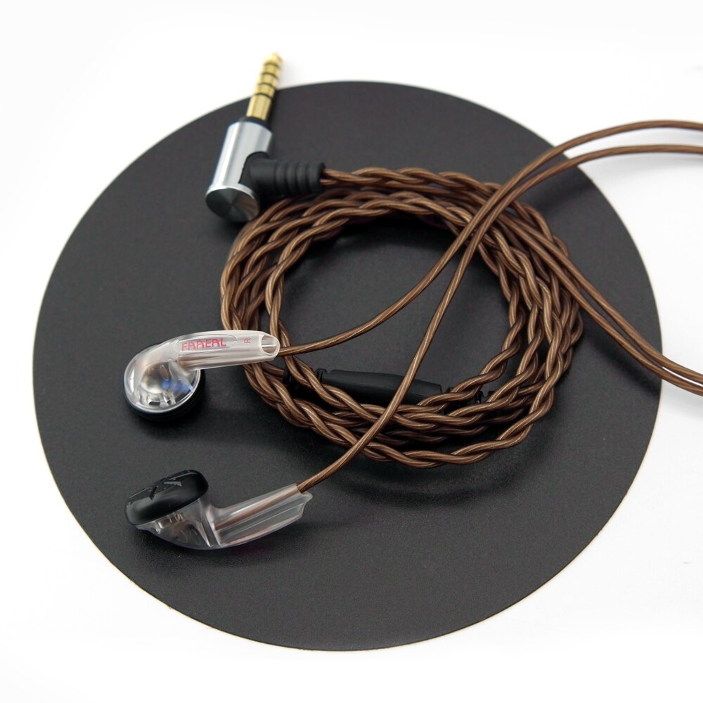FAAEAL Rosemary Balanced 4.4mm 2.5mm TRRS 150ohms Earbuds 3.5mm Wired Hifi Music Earphones Heavy Bass Headsets For MP3 Amplifier