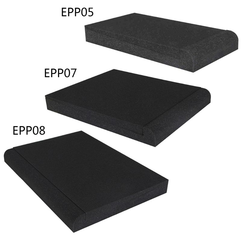 1Pair Monitor Speaker Isolation Pads Shock Proof High Density for Amplifiers Subwoofers Loudspeakers Shelf Speakers Portable Spe