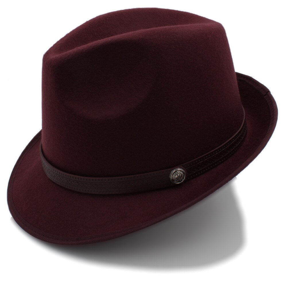 Vrouwen Zwart Feminino Vilt Fedora Hoed voor Dame ... – Grandado