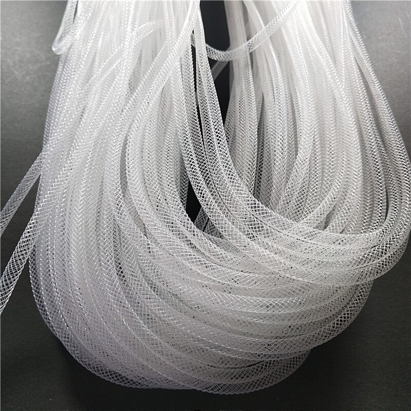 Cinta Tubular trenzada para uso en la fabricación de sombreros, tocado, artesanía, vestido de boda, Sewin, poliéster, 4mm/8mm/10mm/16mm