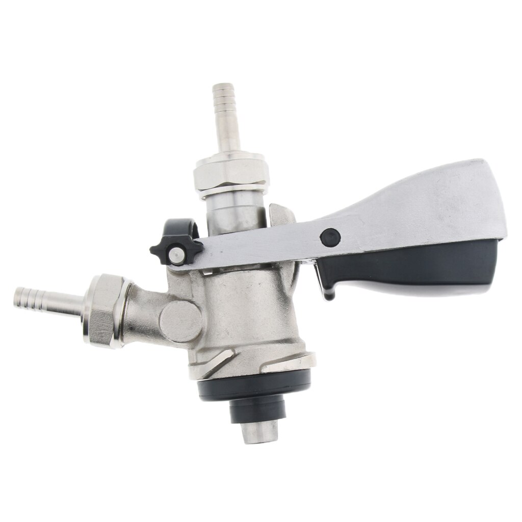 Acoplador del barril de Cerveza Estilo S, adaptador de acoplamiento de grifo de cerveza tipo S, niquelado