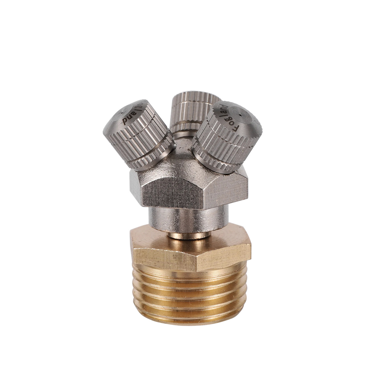 Buse de brumisation basse pression 3/4/5 sites, arroseur de refroidissement par atomisation 0.3/0.4/0.5/0.6mm, pulvérisateur de refroidissement par brumisation pour l'irrigation du jardin