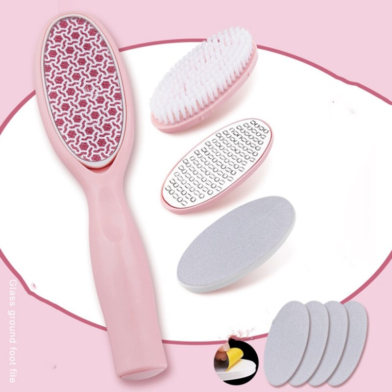 Voetverzorging Kit Pedicure Gereedschap Set Rvs Voetrasp Voet Dode Huid Remover Schoon Teennagel Zorg Kit