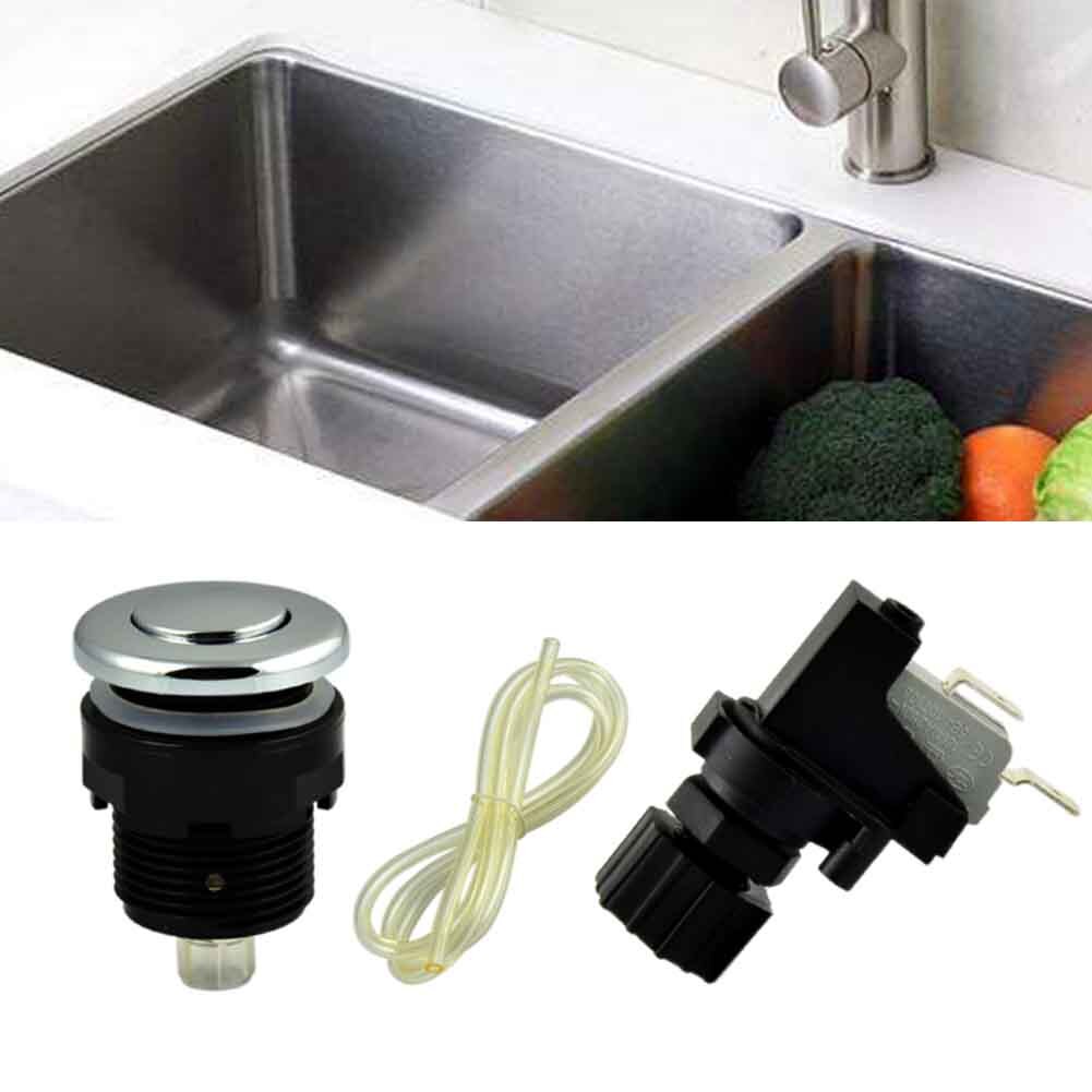 Système de contrôle marche-arrêt bouton de commutation d'air domestique accessoire de baignoire pièces de rechange d'élimination des ordures poussant la cuisine interne