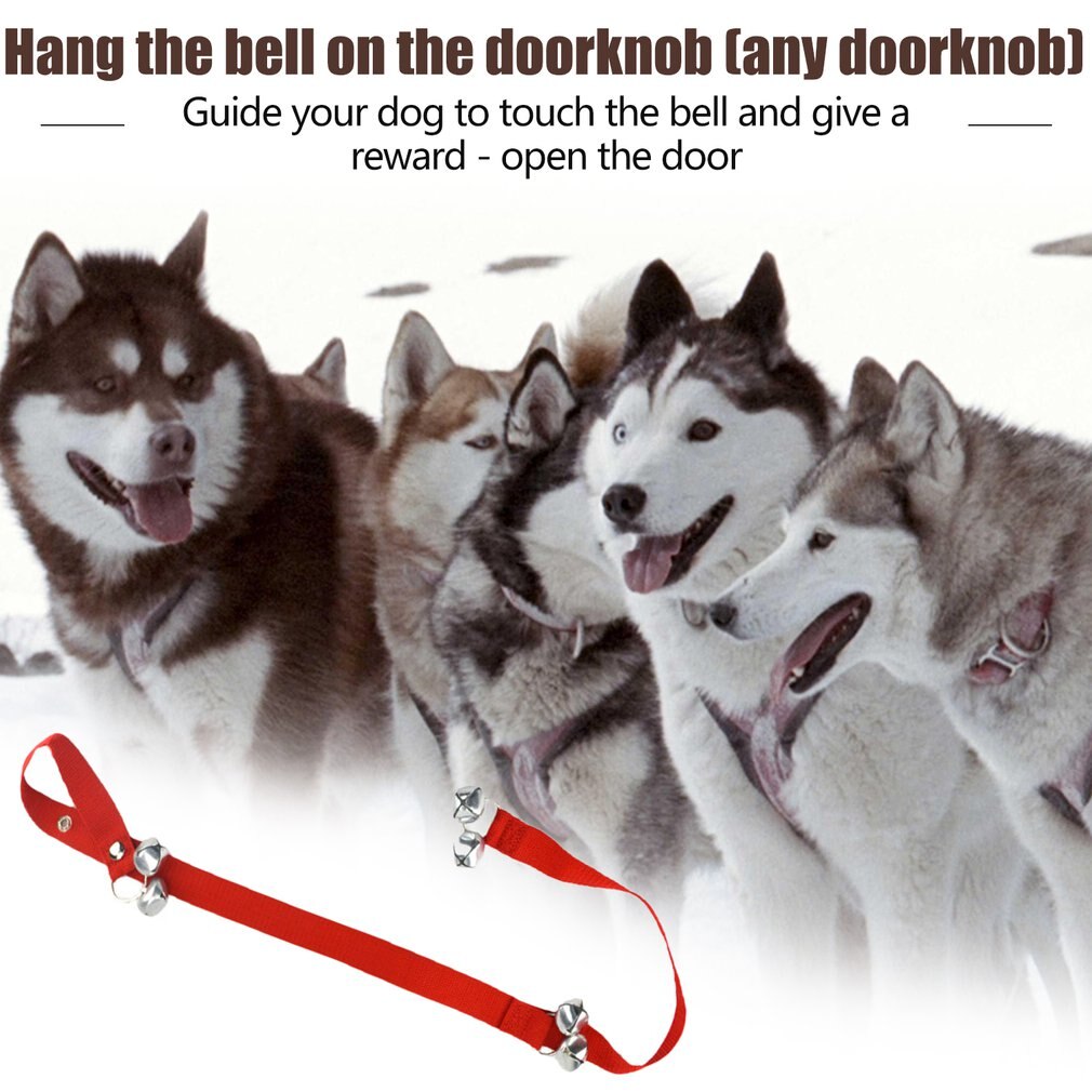 Kæledyr træning dørklokke reb kæledyr dørklokke reb hund dørklokke hunde ud alarm klokker kæledyr forsyninger