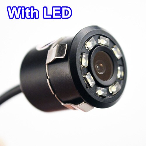 Car Rear View Camera With & Without LED Waterproof Auto Parking Assistance Reversing Mini Backup HD Image Sensor: With LED