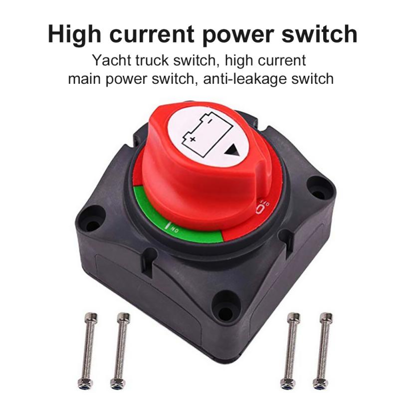 Sélecteur de batterie de bateau, 2/3 vitesses 12V-60V 100A-300A, commutateur rotatif pour voiture, camping-Car, 1 pièce