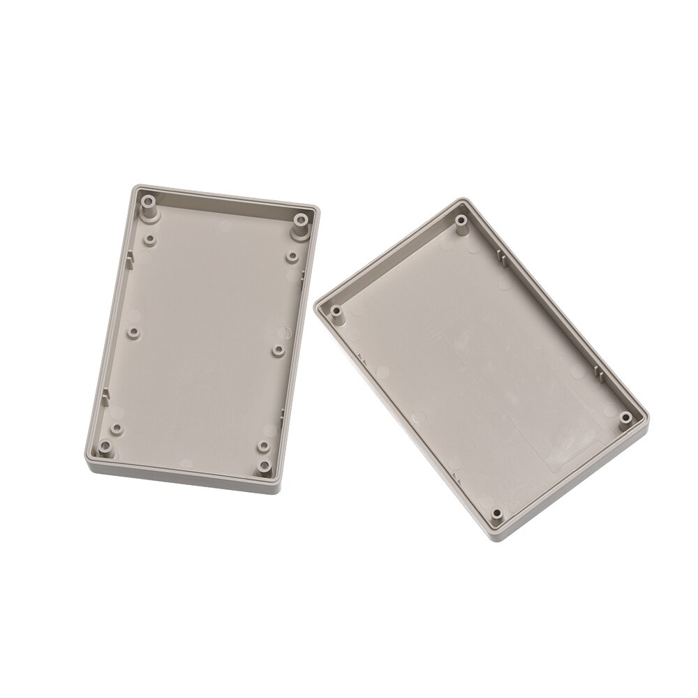 2pcs Plastic Waterproof Cover Project Electronic Instrument Case Enclosure Box White/Grey DIY Housing Instrument Case