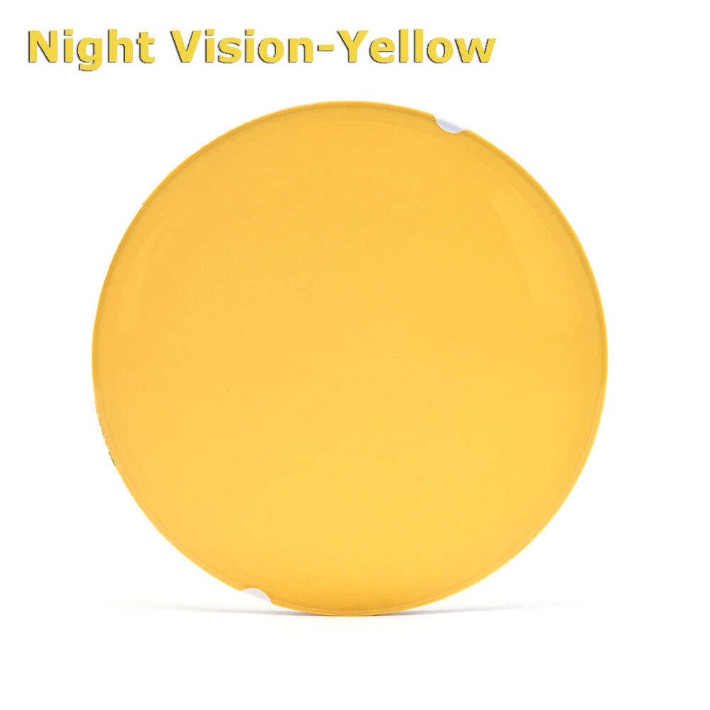 Gmei Optische 1,61 Hohe Index Dünne Polarisierte Sonnenbrille Linsen 5 Farben Optional Einzigen Vision Rezept Optische Linsen 2 Stck: Nacht-Vision-Gelb
