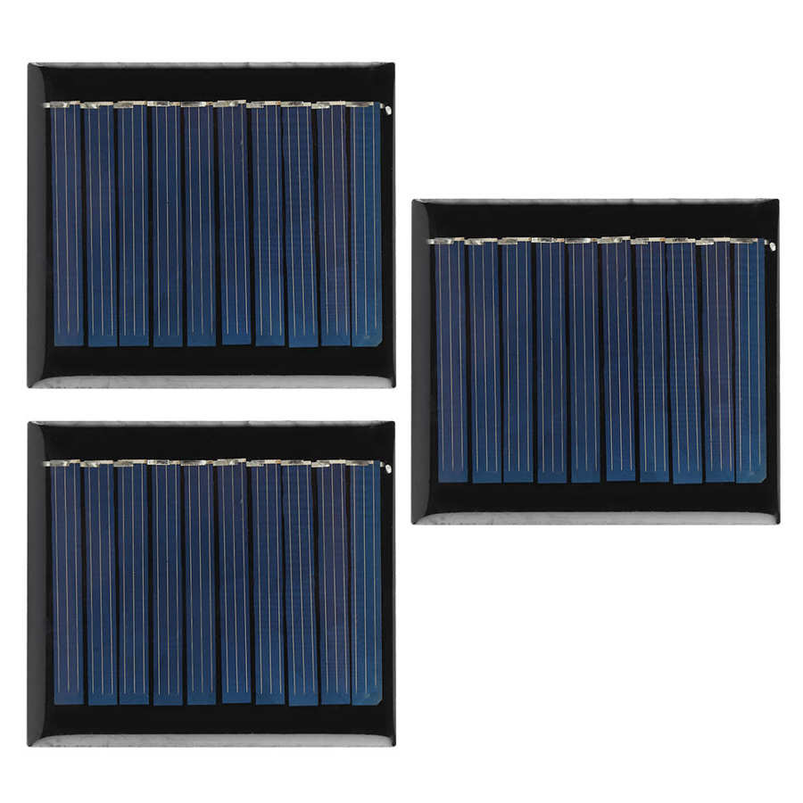 solar cells 3Pcs/Set Mini Polycrystalline Silicon Solar Power Panel Module for DIY Projects Toys Solar Panel System 0.3W 5V
