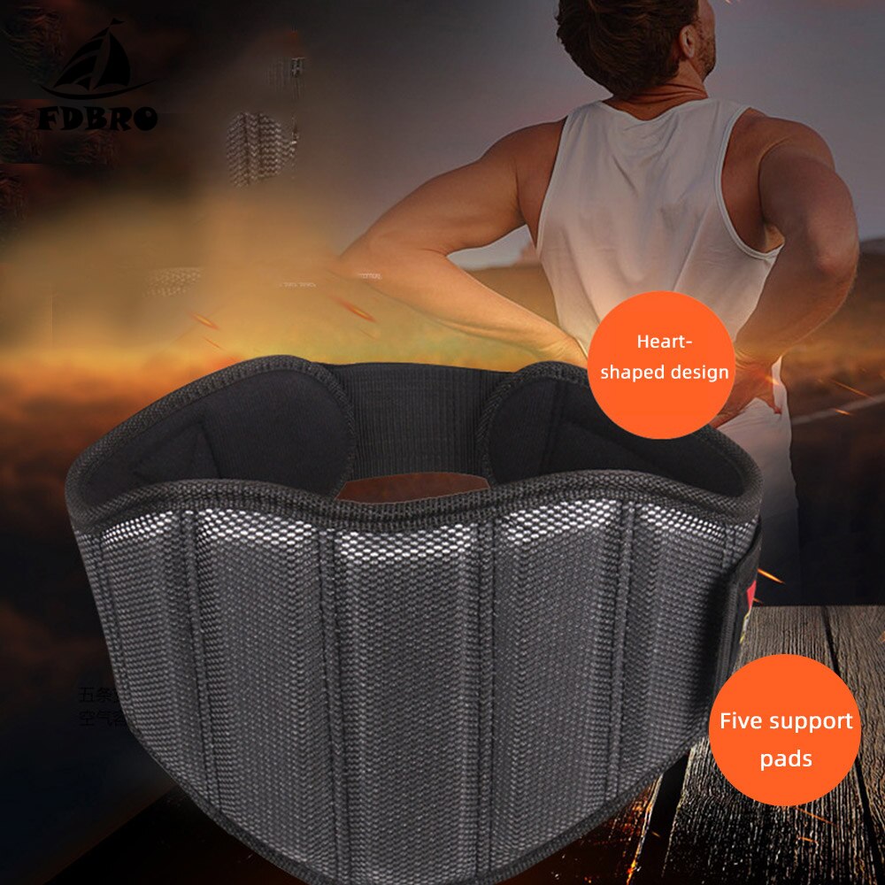 Fdbro nylon vektløfting knebøy belte trening vektstang styrkeløft vektløfting belte fitness treningsstudio midje beskytte lumbal power